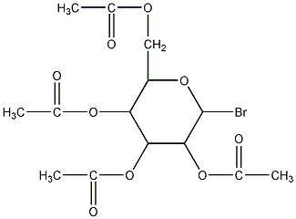 acetyl glucose bromide structural formula