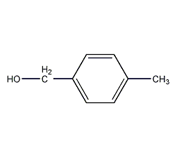 structural formula of p-methylbenzyl alcohol