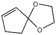 2-cyclopentene-1-ketoethylene glycol structural formula