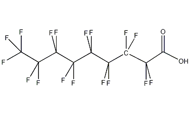 heptafluorononanoic acid structural formula