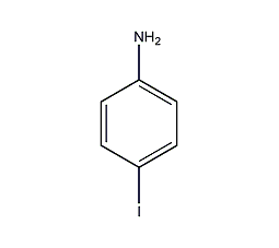 structural formula of p-iodoaniline