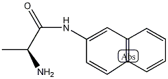 l-alanyl-2-naphthylamine structural formula