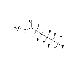 structural formula of methyl undecafluorohexanoate