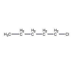 1-chloropentane structural formula