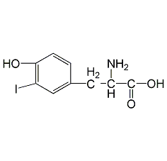 3-iodo-l-tyrosine structure