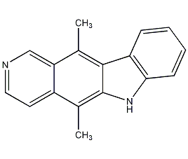 ellipticine solution structural formula
