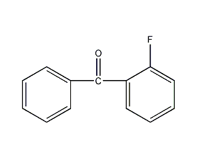 o-fluorobenzophenone structural formula