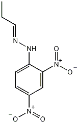 propionaldehyde-2,4-dinitrophenylhydrazine structural formula