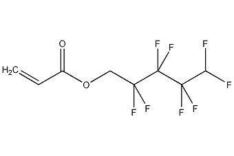 1h,1h,5h-octafluoropentyl-acrylate structural formula