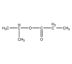 isopropyl propionate structural formula