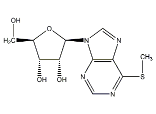 6-methylthiopurine nucleoside structural formula