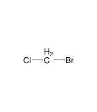 bromochloromethane structural formula