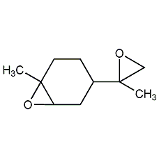 1-methyl-4-(2-methyloxiranyl)-7-oxo  heterobicyclo[4.1.0]heptane structural formula