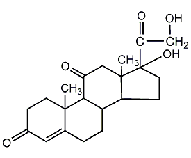 cortisone structural formula