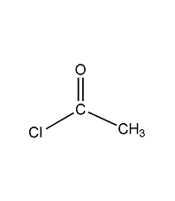 acetyl chloride structural formula