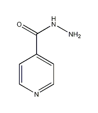 isonicotinic acid hydrazine structural formula