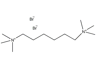 hexamethylammonium bromide structural formula