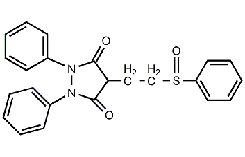 sulfinpyrazone structural formula